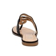thumbnail image 3 of GC Shoes Womens Amelia Leather Thong Flat Sandals, 3 of 3