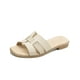 thumbnail image 4 of Sandalia Chancla Para Dama Playa Super Comodas Color Beige beige 25.5, 4 of 6