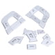 thumbnail image 5 of Etiqueta engomada del interruptor del volante ANGGREK 10PCS/Set Pegatinas de botones del volante, 5 of 8