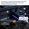 thumbnail image 4 of Adaptador Inalámbrico CarPlay 2 en 1 para Android Auto. Conexión Rápida Bluetooth WiFi para CarPlay con Cable y Android Auto.B, 4 of 8
