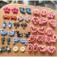 thumbnail image 2 of 2-Pack High Precision DIY Handmaking Tools Mini Ocean Series Polymer Pottery Earring Mold Set -, 2 of 2