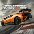 thumbnail image 2 of Coche a control remoto LUXOS RC Lamborghini a escala 1:18 para niños, 2 of 6