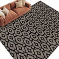 thumbnail image 2 of Abstract Contemporary, Area Rug 5x8 FT, Non Slip Bedroom Throw Carpet, Solid Minimalist Geometric Washable Soft Floor Carpet Non-Shedding Rug for Living Room Nursery Dorm Office, 2 of 9