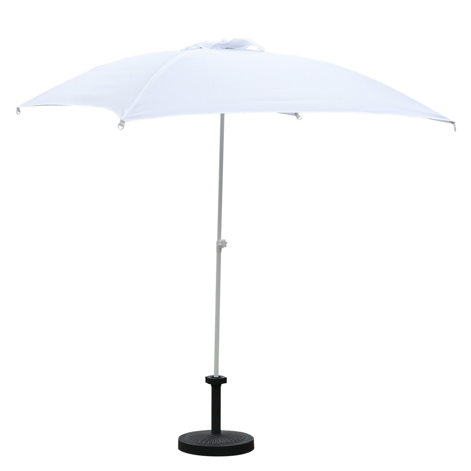 5 8 Compact Portable Round Sun Shade Folding Beach Patio Umbrella 5 8 Compact Portable Round Sun Shade Folding Beach Patio Umbrella White Com