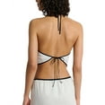 thumbnail image 2 of Onia womens  Air Linen Cropped Linen-Blend Halter Top, m, 2 of 3