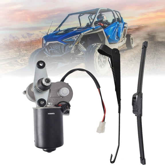Genrics UTV 12V Electric Windshield Wiper Motor Kit For Can-Am Maverick X3 2018 2019