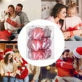 thumbnail image 6 of 12 Pcs Teardrop-Shaped Christmas Balls Gift Box Set, Pink & Blue Metallic Hanging Decor, Unique Festive Ornaments for Xmas Tree & Holiday Home Decoration, 6 of 6