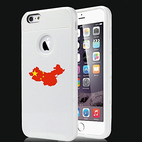 Apple iPhone 5c Shockproof Impact Hard Case Cover China Chinese Flag (White),MIP