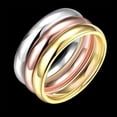 thumbnail image 2 of QQTDFG Stainless Steel Band Wedding Set Ring Womens Unisex B432-8, 2 of 6