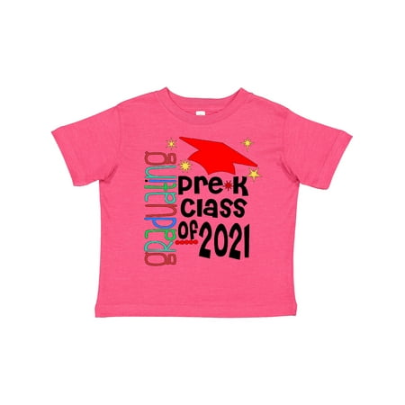 

Inktastic Graduating Pre-K Class of 2021 Gift Toddler Toddler Girl T-Shirt