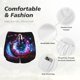 thumbnail image 4 of Balery v Pantalones cortos deportivos para mujer con forro y dos bolsillos, elásticos, para entrenamiento, gimnasio, yoga-Medium, 4 of 7