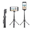 thumbnail image 1 of Yunteng 2 en 1 teléfono plegable portátil Selfie Stick Trípode 7 secciones 113 cm Cabezal de bola giratorio de 360 grados con abrazadera de teléfono Control remoto YUNTENG Trípode de teléfono, 1 of 6