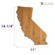 thumbnail image 5 of Tabla para cortar y servir Totally Bamboo Alabama 20 7962CA de bambu reversible, 5 of 5