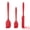 Red, variant on Unique Bargains 3Pcs Heat-Resistant Cooking Utensils Kitchen Spatula Set Red