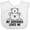 AA-White, variant on Inktastic My Godfather Loves Me Godson Bear Boys or Girls Baby Bib