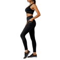 thumbnail image 3 of IWRICH Leggings with Pockets for Women High Waisted Soft Leggings for Gym Yoga Workout Black M, 3 of 7