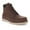 Brown, variant on Mens Brown Pull Tab Cushioned Removable Insole Dean Round Toe Wedge Lace-Up Chukka Boots 13 M