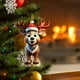 thumbnail image 1 of pstuiky Colgante navideño pequeño de Wapiti para coche, colgante para mochila, decoración navideña acrílica para el hogar, 1 of 6