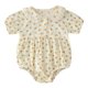 thumbnail image 1 of Gibobby Mamelucos para bebe niña de encaje con volantes y estampado floral de manga corta para niñas pequeñas, monos para recién nacidos, mono, ropa(Naranja, 9-12 Meses), 1 of 5