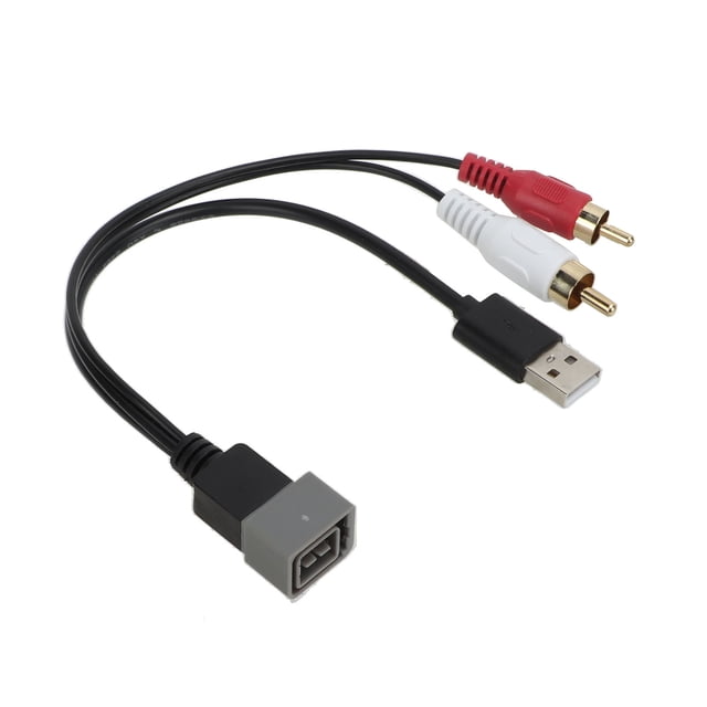 Adaptador de cable USB RCA ANGGREK Cable Convertidor de Audio Portátil