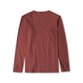 thumbnail image 2 of Ma Croix Mens All Natural Cotton Vintage Dye Lightweight Printable Long Sleeve Tee Shirt, 2 of 3