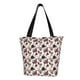 thumbnail image 1 of Balery Retro Red Black Roses Bolsa de Hombro con Diseño, Bolsa Grande y Duradera, Bolsa Versátil para Compras, 1 of 6