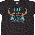 thumbnail image 4 of Inktastic Life is Better at the Cabin, Deer Antlers, Camping Boys or Girls Baby Bodysuit, 4 of 5