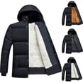 thumbnail image 6 of guisaled Mens Winter Coats Water Resistant Windproof Puffer Jacket Full Zipper Hooded Lightweight Warm Insulated Quilted Jackets, 6 of 7