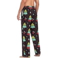 thumbnail image 5 of GZHJMY Christmas Tree Pajama Pants for Men, Lounge Pants Lightweight Men Pajama Bottoms with Drawstring Pockets, Christmas New Year Birthday Gifts, Medium, 5 of 6