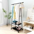 thumbnail image 4 of Perchero de Ropa Multifuncional para Dormitorio Color Negro, 4 of 9