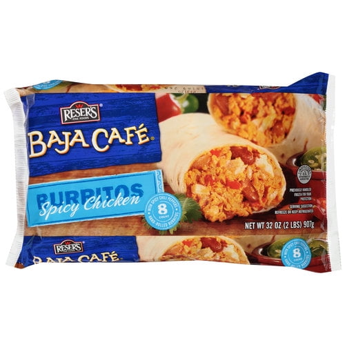 Reser's Baja Cafe Spicy Chicken Burritos, 8 Burritos