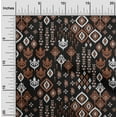 thumbnail image 1 of oneOone Viscose Jersey Fabric Block & Geometric Ikat Printed Craft Fabric BTY 60 Inch Wide, 1 of 5