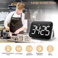 thumbnail image 4 of Cocinar a la parrilla Digital Temporizador de escritorio Estudio de Yoga LCD Cuenta regresiva Alarma 99 Mintas 59 segundos Cocina Gadget Home Supplies Inevent HA011328-00B, 4 of 6