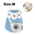 thumbnail image 2 of Camisetas de algodón para perros pequeños, ropa de verano para mascotas, bonito chaleco de girasol, camisetas para cachorros y gatos, disfraces para niñas, 2 of 5