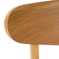 thumbnail image 5 of GDF Studio Atherton Wood and Fabric 7 Piece Dining Set, Natural Oak, Light Beige, 5 of 9
