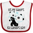 thumbnail image 3 of Inktastic My Daddy's 1st Fathers Day Boys Baby Bib, 3 of 4