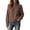 A111-Brown, variant on Women's Fall And Winter Fashion Fashion Loose Solid Color Turtleneck Long Sleeve Pullover Sweater Top