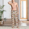 thumbnail image 6 of Lsque Colorful Fishes Print Men's Pajama Pants, Lounge Pant - Comfortable Home Wear,Elastic Waistband, Stylish Design-Small, 6 of 9