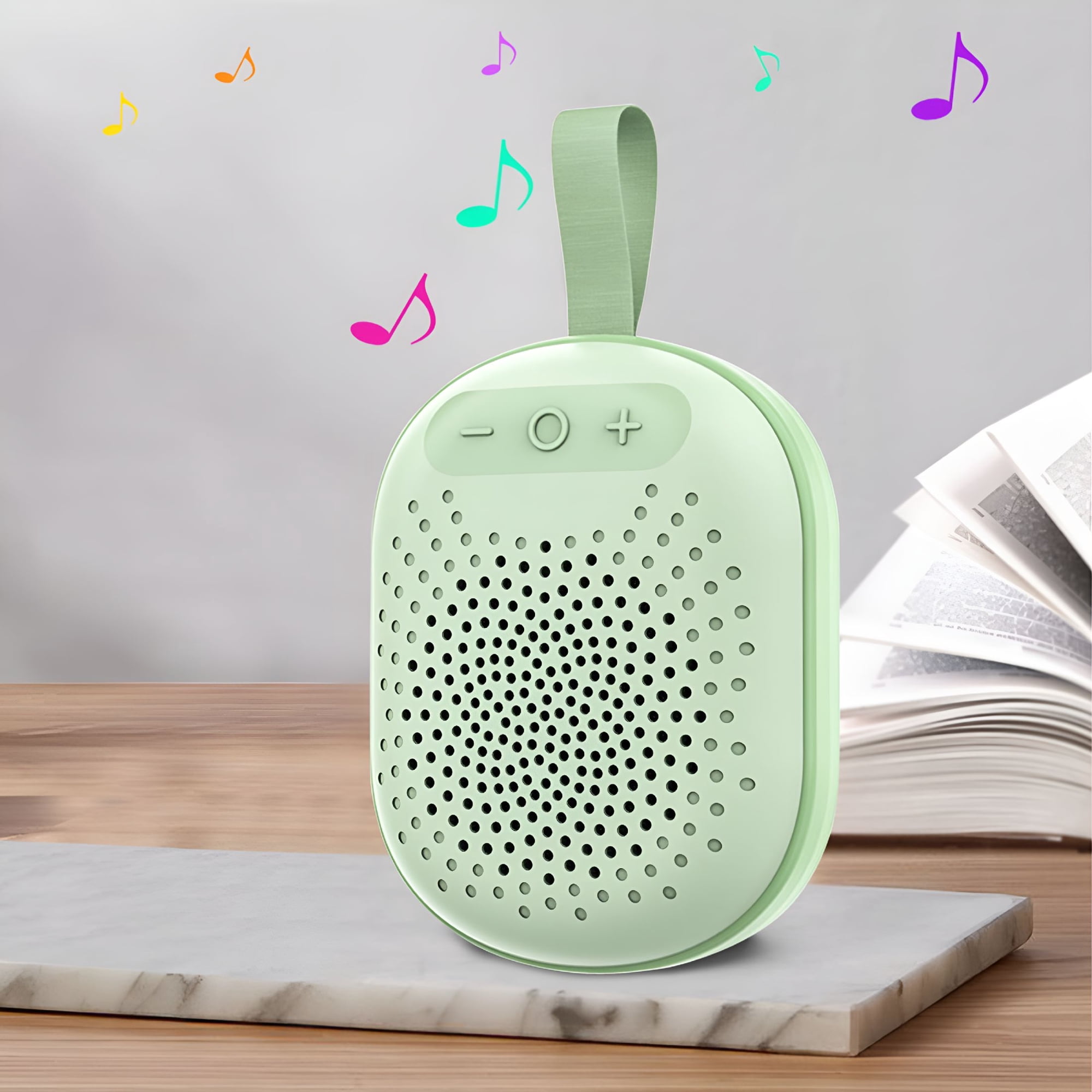 GJX 2026 New Bluetooth Shower Speaker-Premium Waterproof and Wireless Floating Speaker-Outdoor Indoor Rugged Waterproof Dustproof Speaker-Waterproof Speaker with 7 Hour Playtime