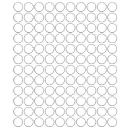 

120pcs Flat Washer Stainless Steel Gasket Washer for Mounting Bearings Wheels Gears Screws4807-1215-1000