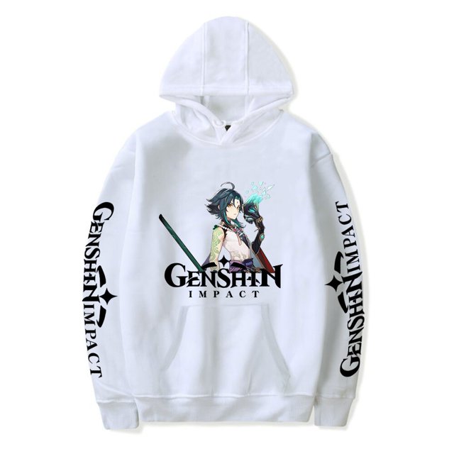 Anime Gaming Genshin Impact 2D sudaderas con capucha disfraz de Cosplay 2020 hombres y mujeres ropa sudaderas moda abrigo fiesta de Halloween Prop20METRO Deng Xun unisex