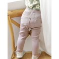 thumbnail image 3 of Ame Girls Vertical Leggings Comfortable Solid Color Cute Fashionable Thin Trousers Cotton Pockets And Big PP Outer Pants, 3 of 8