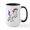 White/Black Inside, variant on CafePress - Unicorn Cupcakes - 15 oz Ceramic Large White Novelty Mug