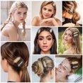 thumbnail image 5 of 8 pinzas para el cabello sin arrugas, pinzas para peinar planas de metal con diamantes de imitación sin arrugas, pinzas para el cabello con forma de pico de pato sin arrugas y con perlas de, 5 of 5