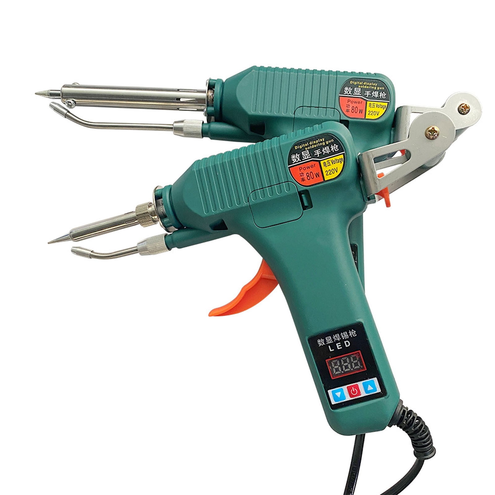 ZYXWVU Digital Display Handheld Manual Soldering Iron Internal Heating Automatic Tin Feeding High Power Professional Repair Handy Tool