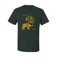 thumbnail image 2 of Cute Elephant Love Imagine Inspirational/Christian Men's Graphic T-Shirt, Forest Green, Small, 2 of 3