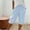 Blue cotton linen capri pants for women a1, variant on Cagogo Cotton Linen Plus Size Capri Pants for Women Drawstring Casual Striped Regular Fit Basic Cropped Lounge Pants Workout Beach Summer Fashion, Blue 2XL