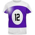 thumbnail image 1 of Halloween Billiard Pool Ball Twelve Costume All Over Mens T Shirt, 1 of 2