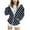 Black, variant on Girls Hoodies Sherpa Lined Fleece Thermal Jacket Full Zip Long Sleeve Sweatshirts Gradient Color Shirts Coat,14-15Years