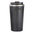 thumbnail image 2 of Tasse Isolée, Tasse à Café Isolée Grande Capacité Doublure en Acier Inoxydable pour École Blanc, Noir, Bleu, Vert, Rose, 2 of 8